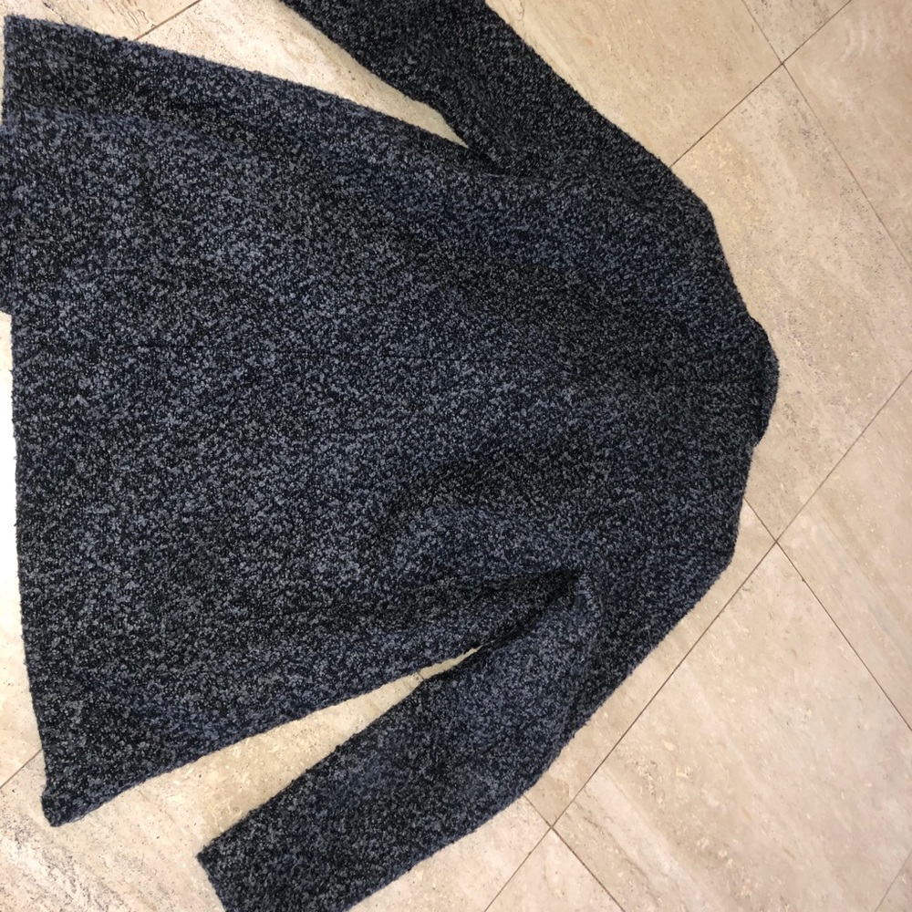 Chenille Structured Grey Coat Sz Small - Picture 5 of 8